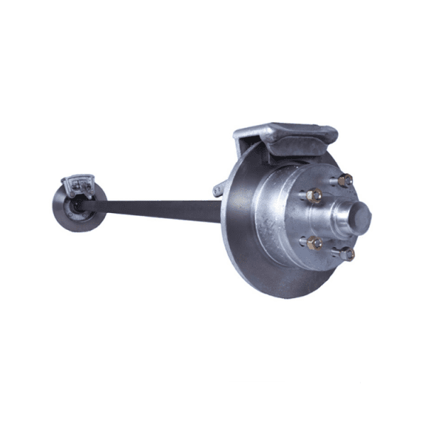 45mm round mechanical braked trailer axles